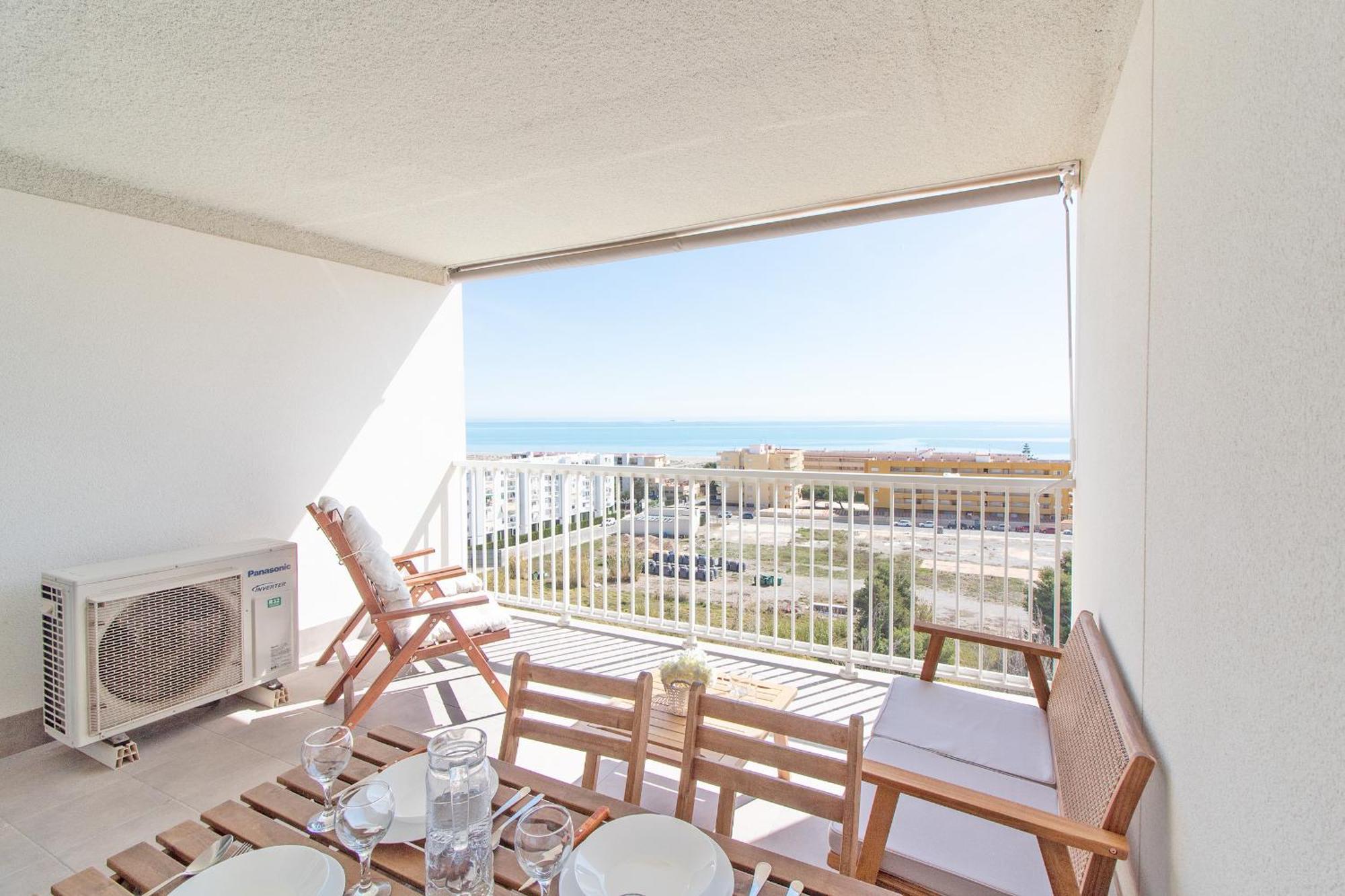 Global Properties, Moderno apartamento con terraza y vistas al mar Canet d'En Berenguer Exterior foto